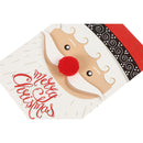 Postal Com Pompom - Pai Natal