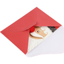 Postal Com Pompom - Pai Natal