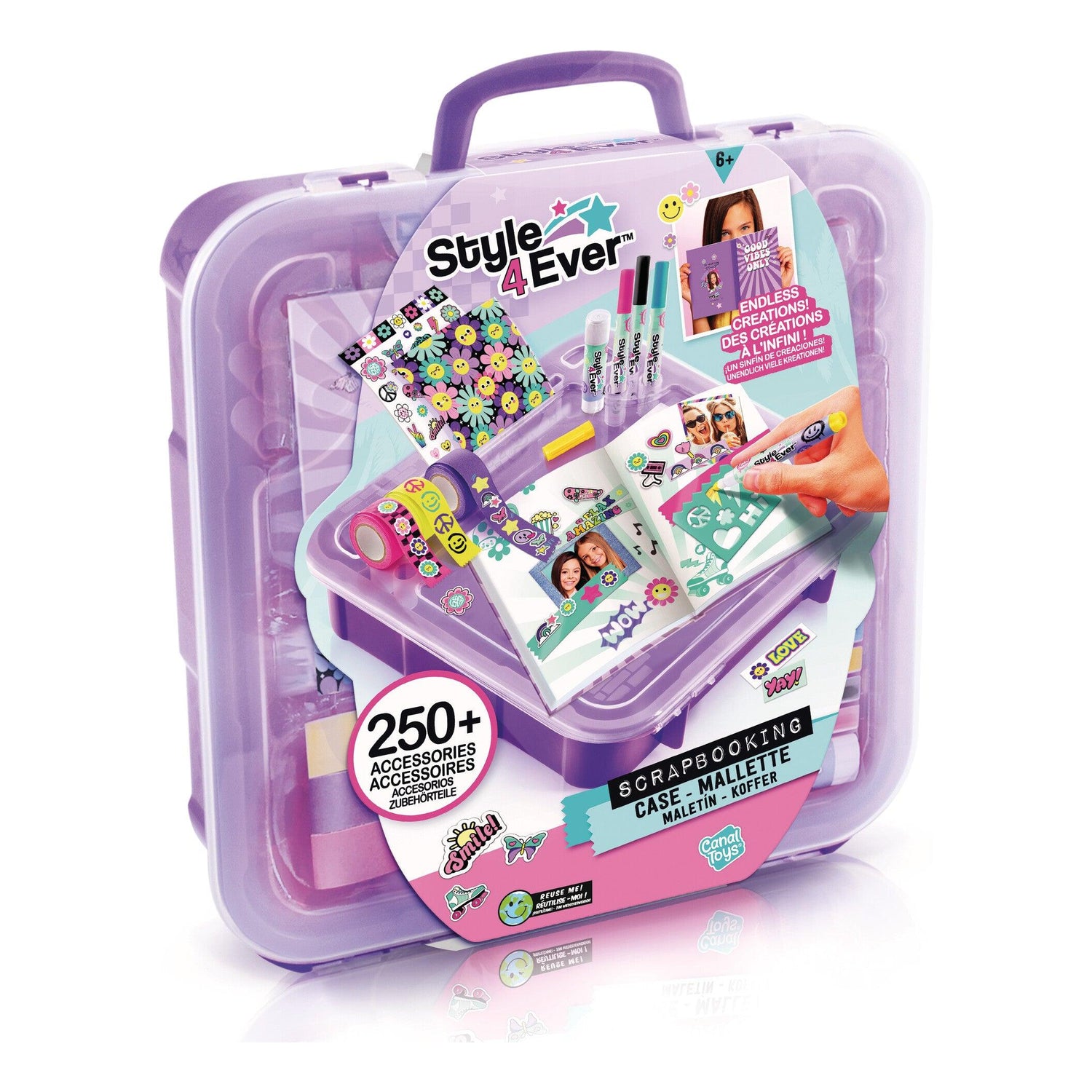 Canal Toys - Kit Style4ever Maleta de Scrapbooking