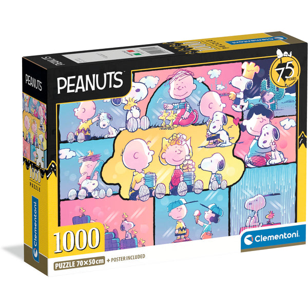 Puzzle 1000 Peças Peanuts - 2 Clementoni