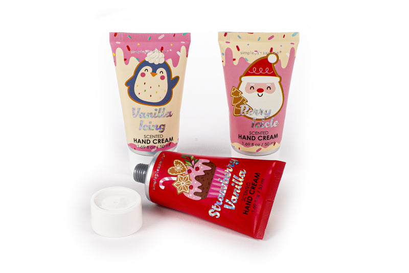 Conjunto 3 Cremes Mãos + Laço