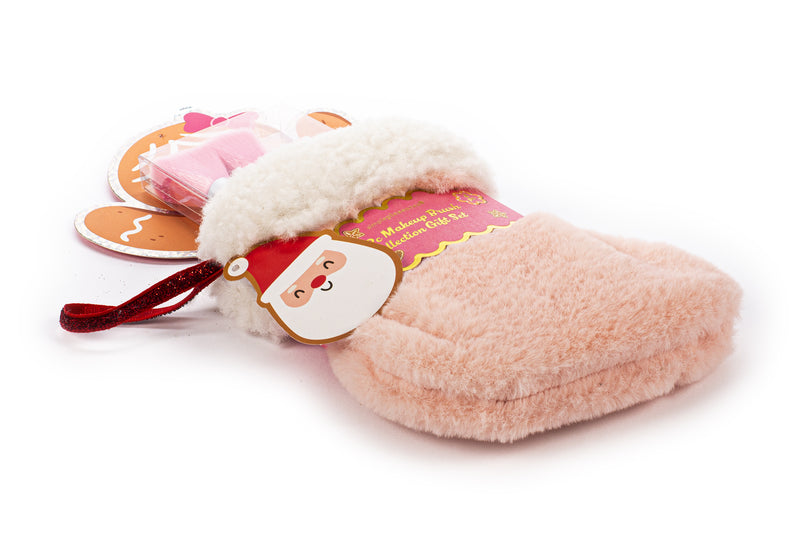 Conjunto 4 Pincéis Maquilhagem Rosa