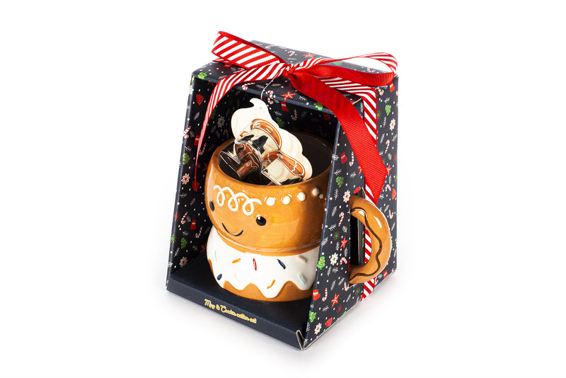 Caneca + Cortador Biscoitos Metal