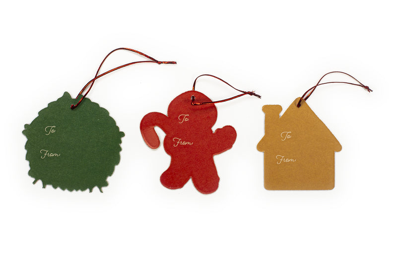 Etiquetas Presente Glitter - Natal