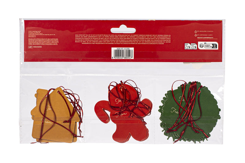 Etiquetas Presente Glitter - Natal