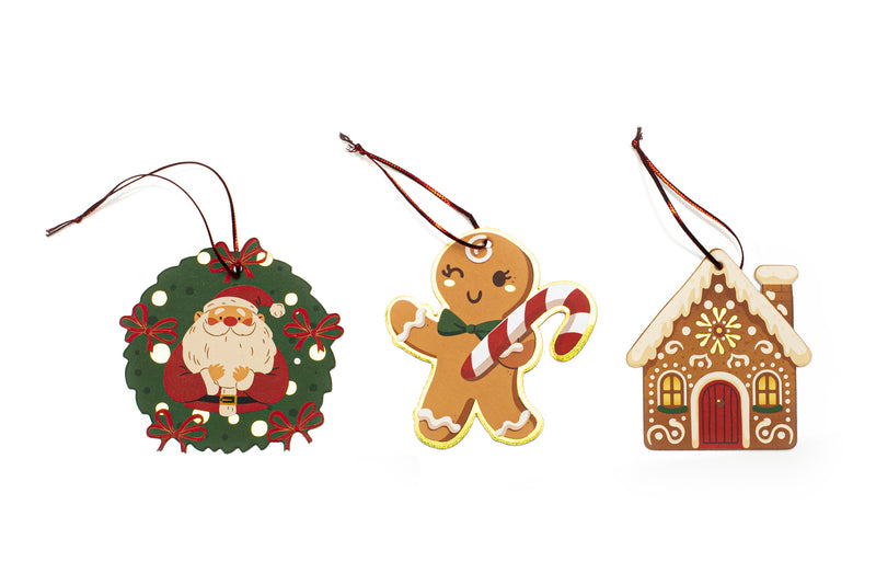 Etiquetas Presente Glitter - Natal