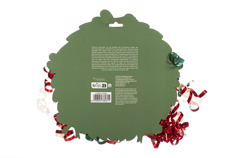 Fitas Em Cartão Com Brilho - Pai Natal