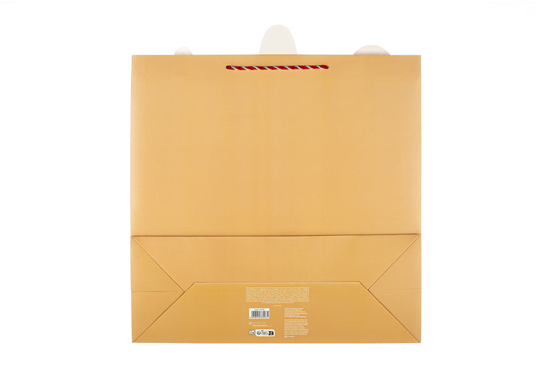 Saco Grande Presente Edifício Com Glitter