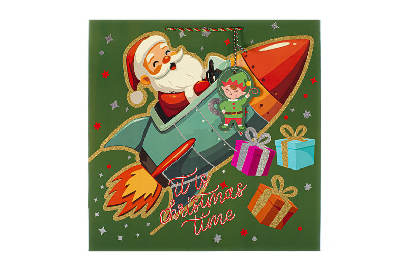 Saco Grande Natal Multicolor 3D