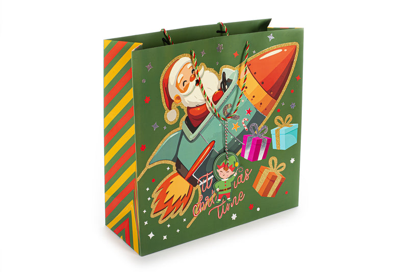 Saco Grande Natal Multicolor 3D