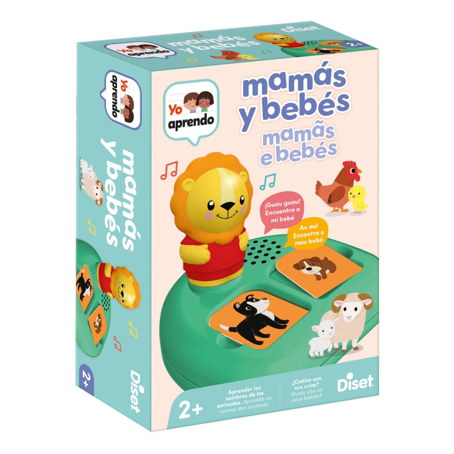 Diset - Jogo Eu Aprendo Mamãs e Bebés