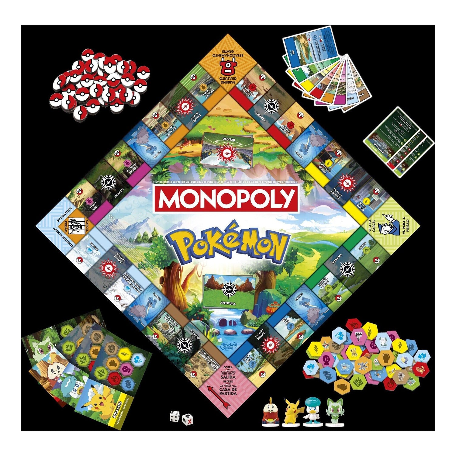 Monopoly - Jogo de Tabuleiro Pokémon
