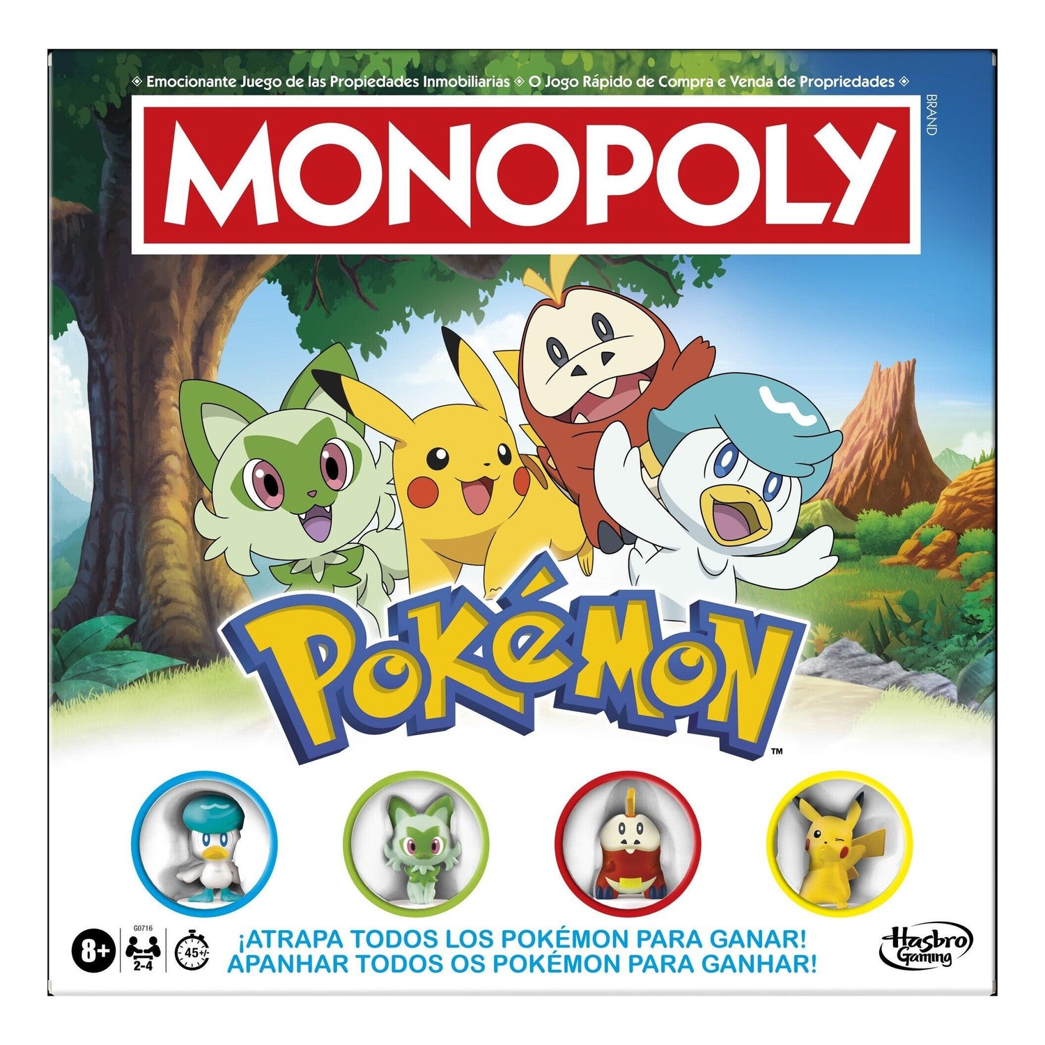 Monopoly - Jogo de Tabuleiro Pokémon