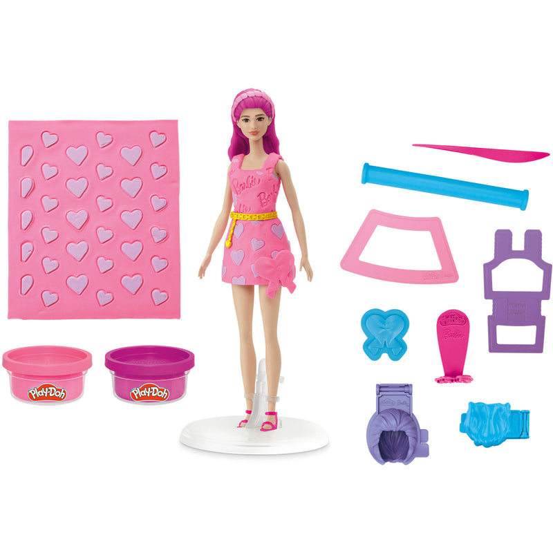 Pd Barbie Sort Cria Moda Play-Doh