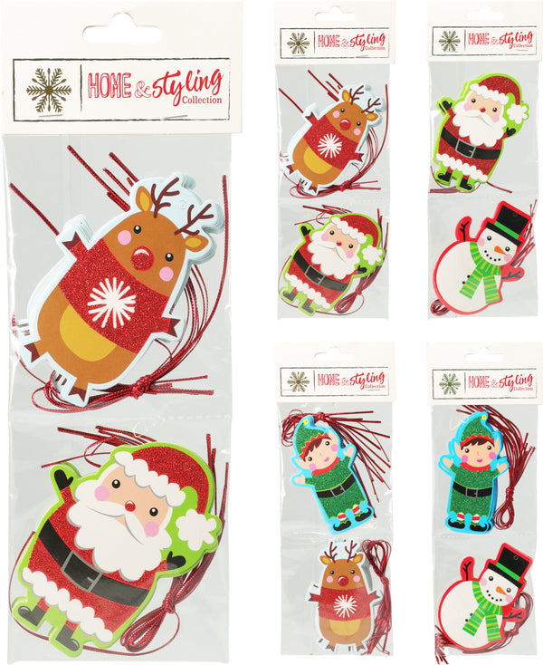 Conjunto 16 Etiquetas Presente Natal Sortido