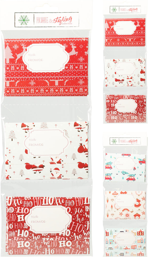 Conjunto 6 Envelopes Natal Sortido