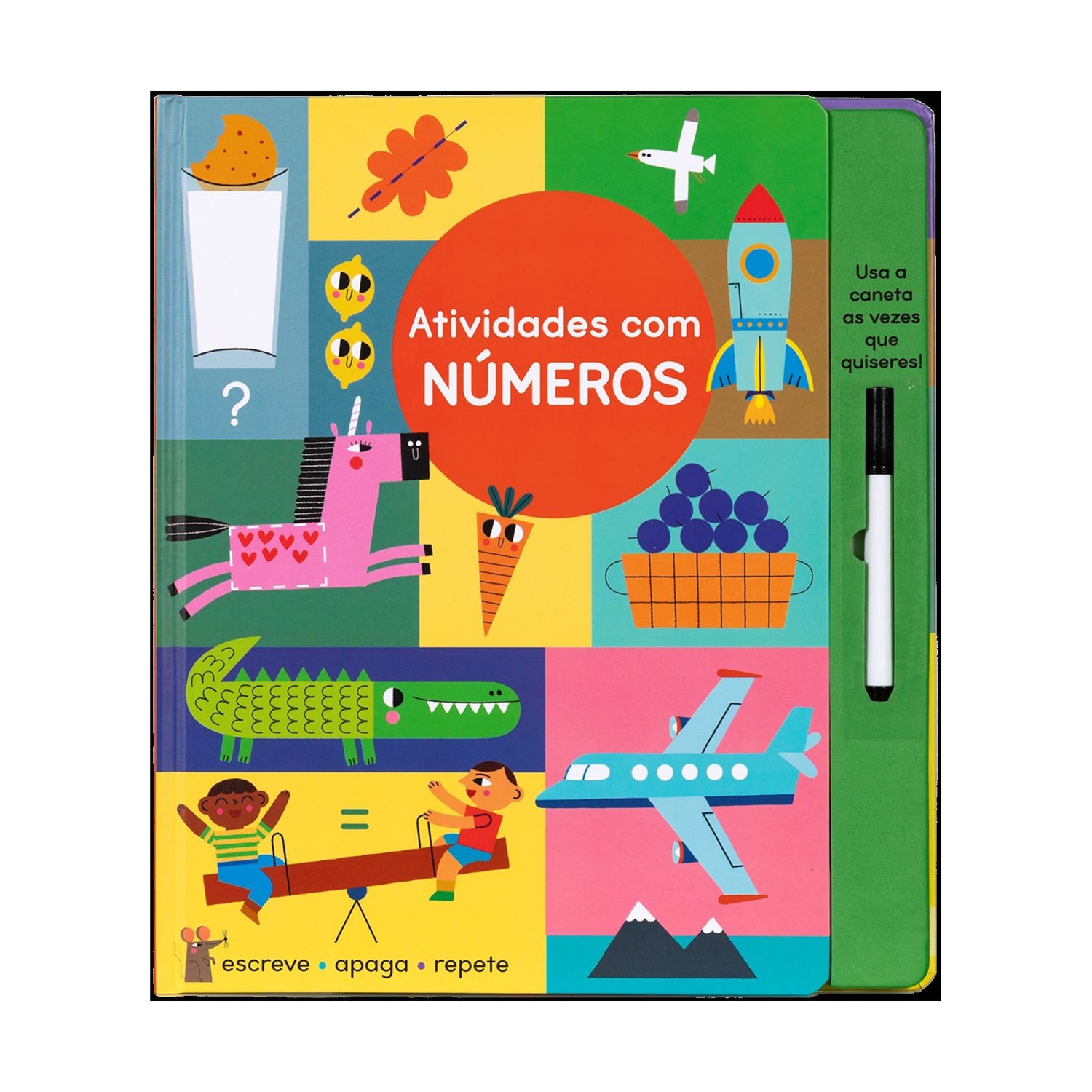 Atividades com Números - Escreve, Apaga, Repete