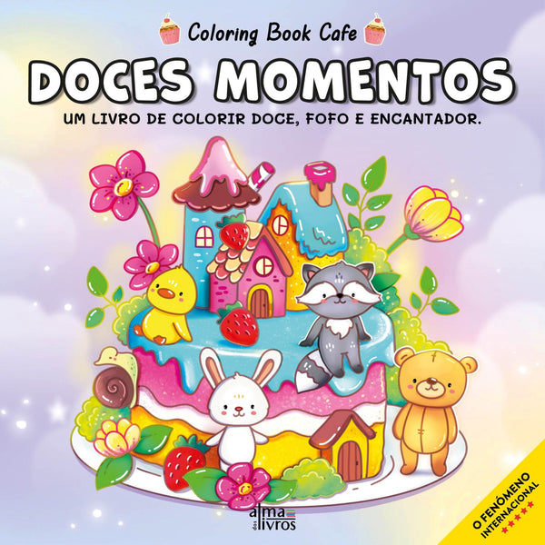 Doces Momentos de Coloring Book Cafe