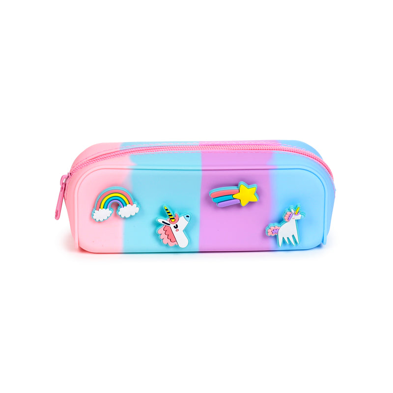 Estojo Silicone Charms Unicórnio Mágico