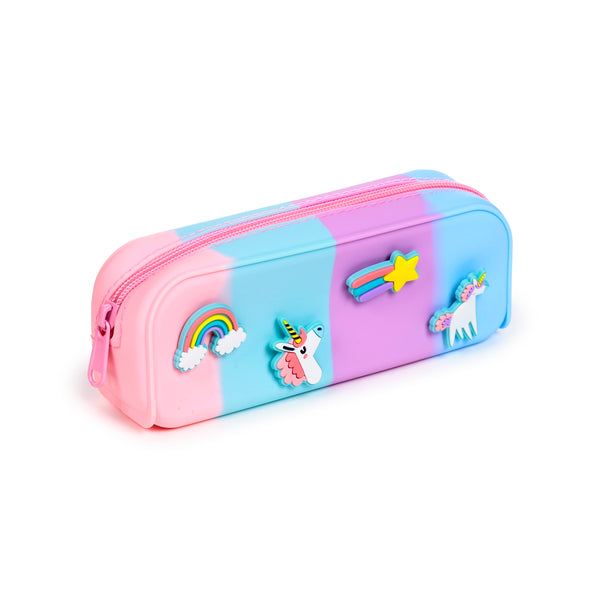 Estojo Silicone Charms Unicórnio Mágico