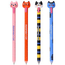 Esferográfica Apagável Azul Gato Puxa Lingua