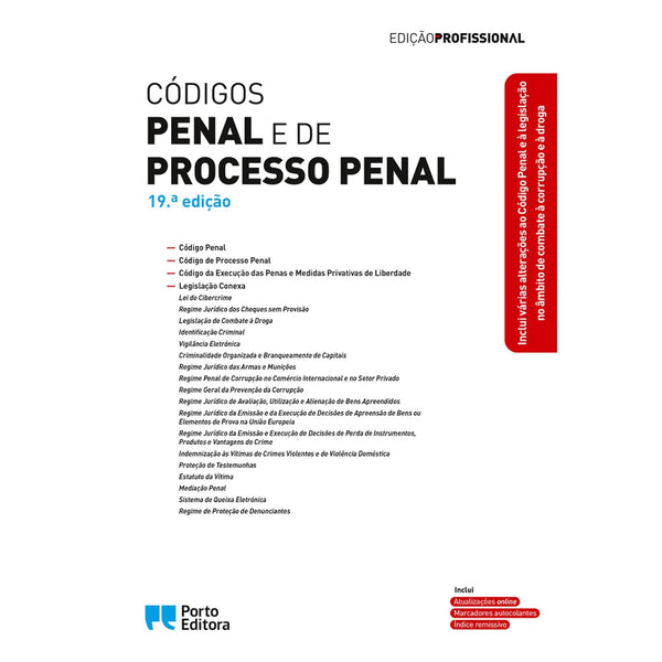 Códigos Penal e de Processo Penal - 19.ª Edição