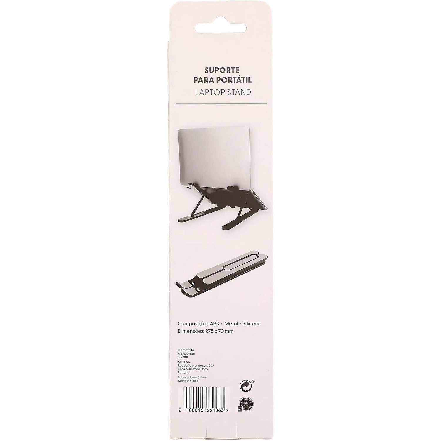 Suporte para Portátil Rebatível
