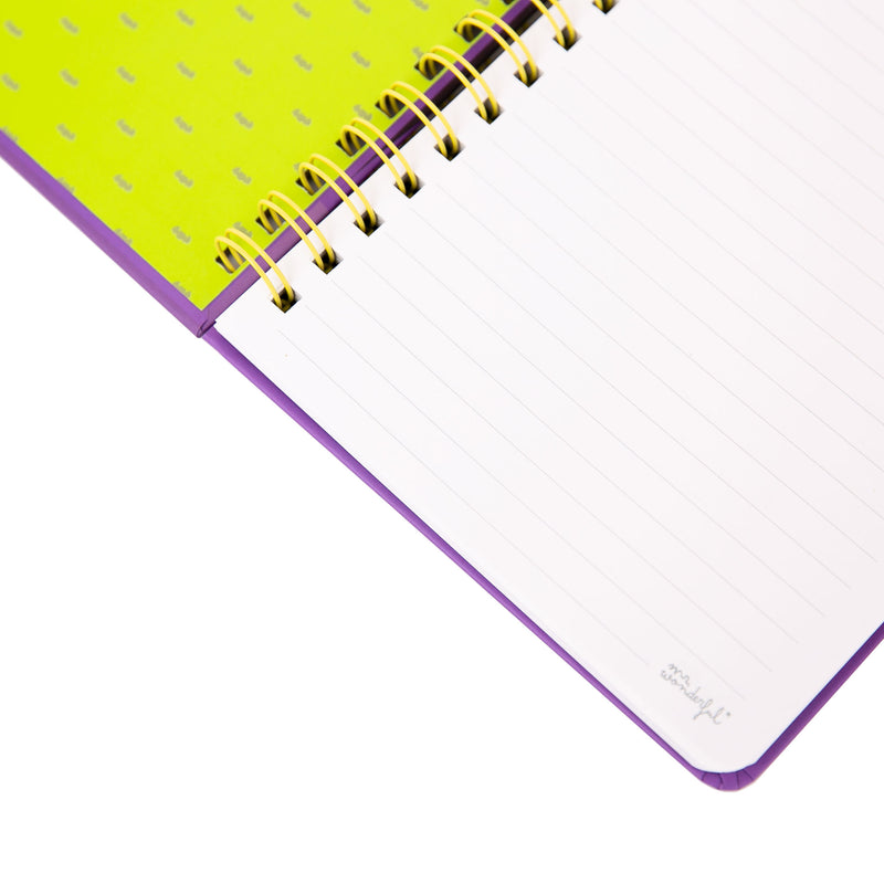 Caderno A5 Fluorescente Bone to Be Wild