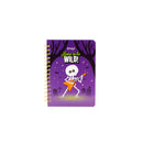 Caderno A5 Fluorescente Bone to Be Wild - Brilha no Escuro!
