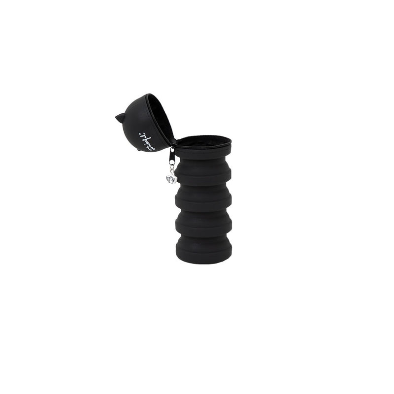 Estojo Extensível Silicone - Gato Preto