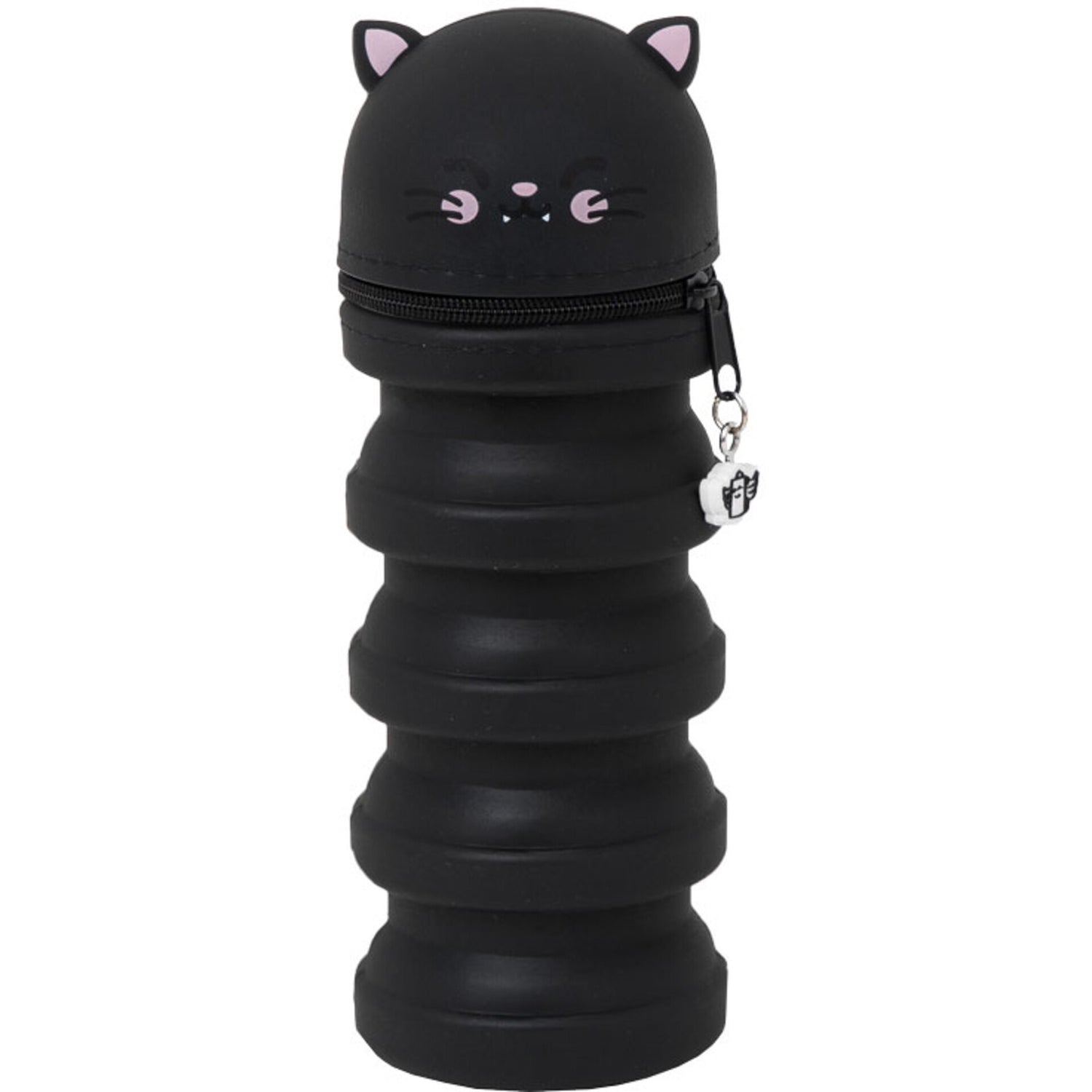 Estojo Silicone Extensível - Gato Preto