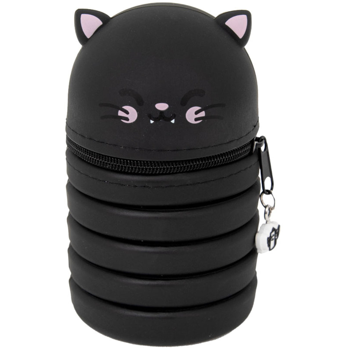 Estojo Silicone Extensível - Gato Preto