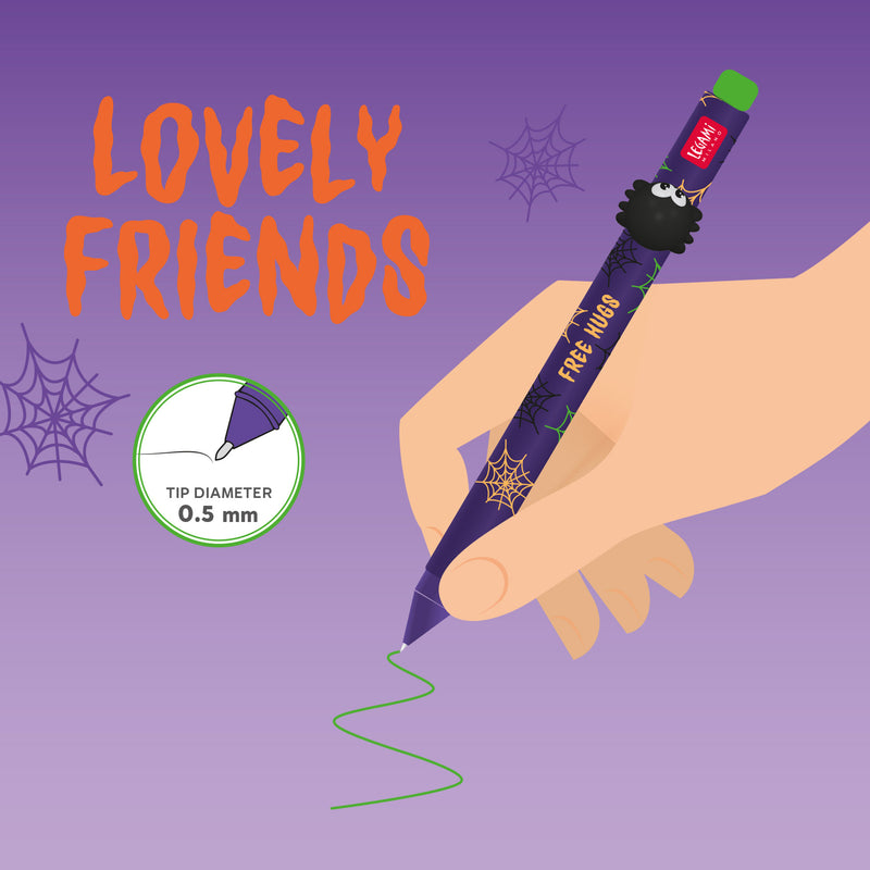 Caneta de Gel Lovely Friends Halloween – Legami (Edição Limitada)