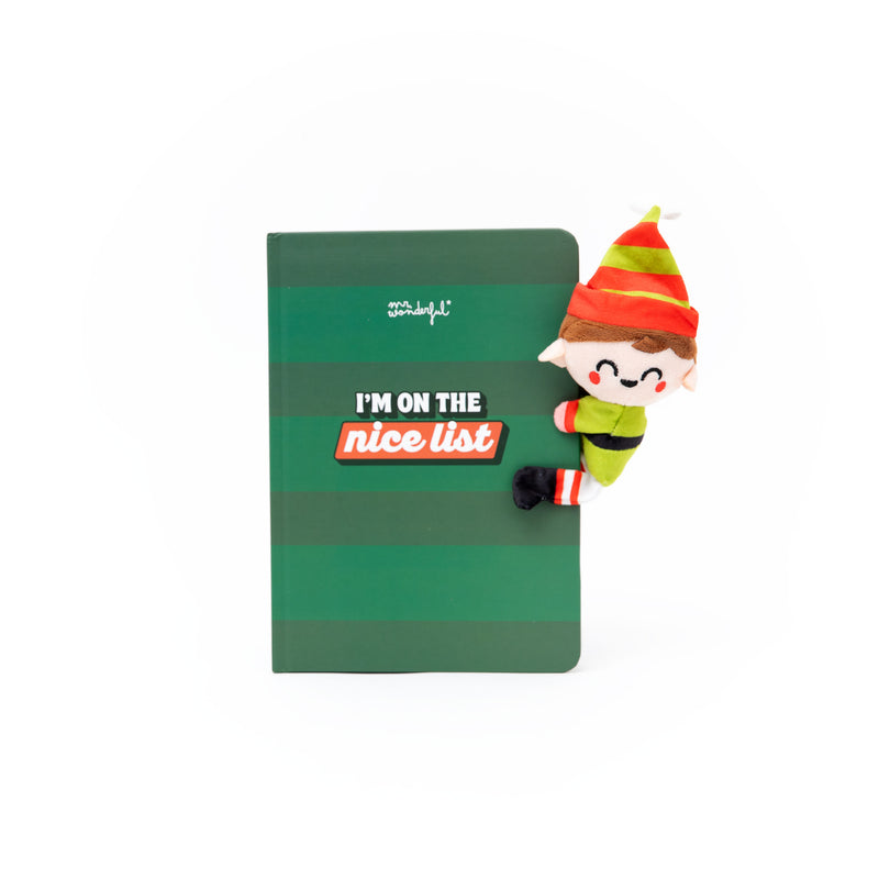 Caderno A5 Peluche Duende -The Nice List