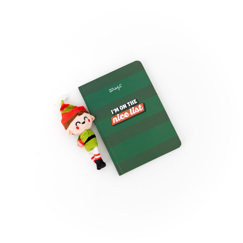 Caderno A5 Peluche Duende -The Nice List
