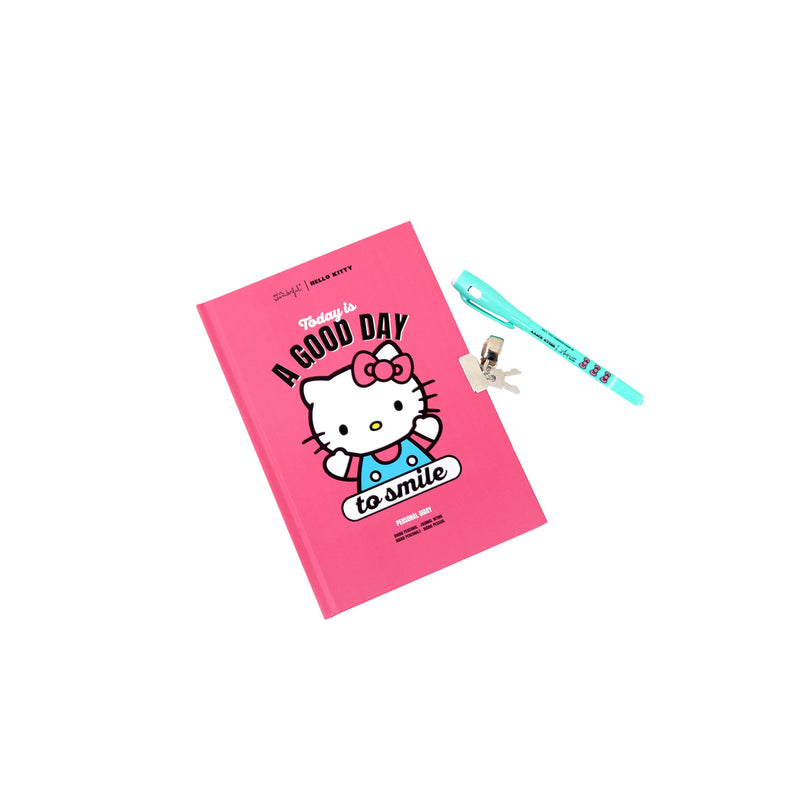 Diário E Caneta Hello Kitty - Day Smile