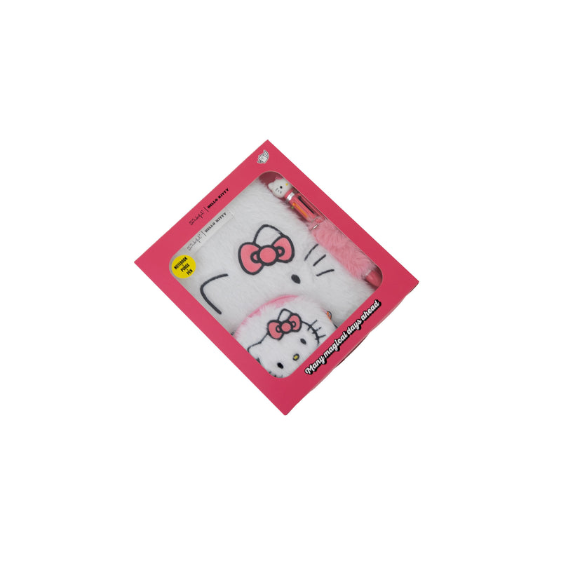 Conjunto Caderno A5, Bolsa, Caneta-Hello Kitty