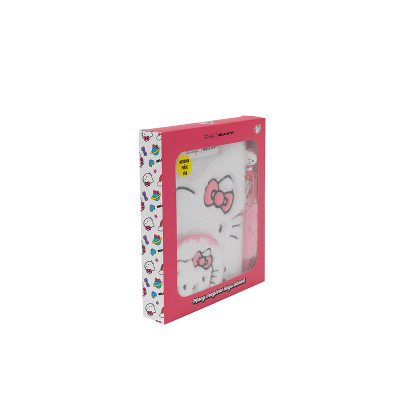 Conjunto Caderno A5, Bolsa, Caneta-Hello Kitty