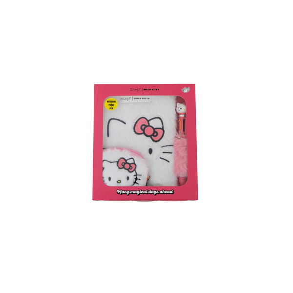 Conjunto Caderno A5, Bolsa, Caneta-Hello Kitty