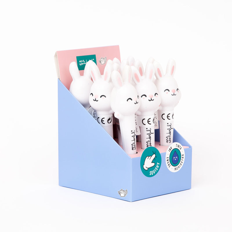 Caneta Mole Anti-Stress - Coelho