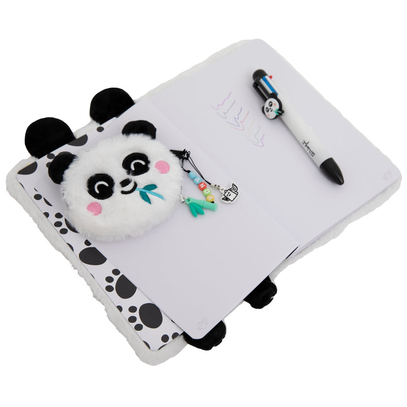 Conjunto Caderno A5, Bolsa, Caneta Ap - Panda