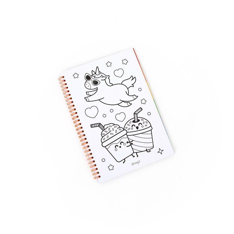 Livro Pintar, Marcadores, Stickers -Life