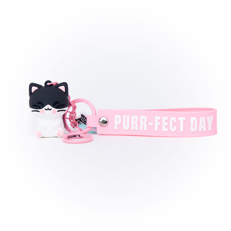 Porta-Chaves Charm Gato- Purr-Fect Day