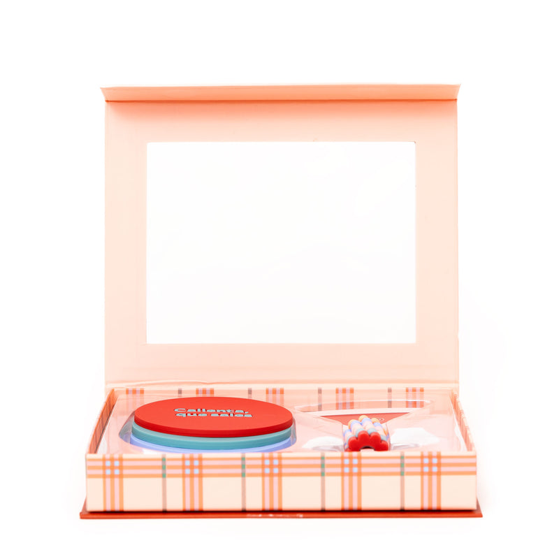 Conjunto 6 Bases + 6 Marcadores Copos - Fiesta