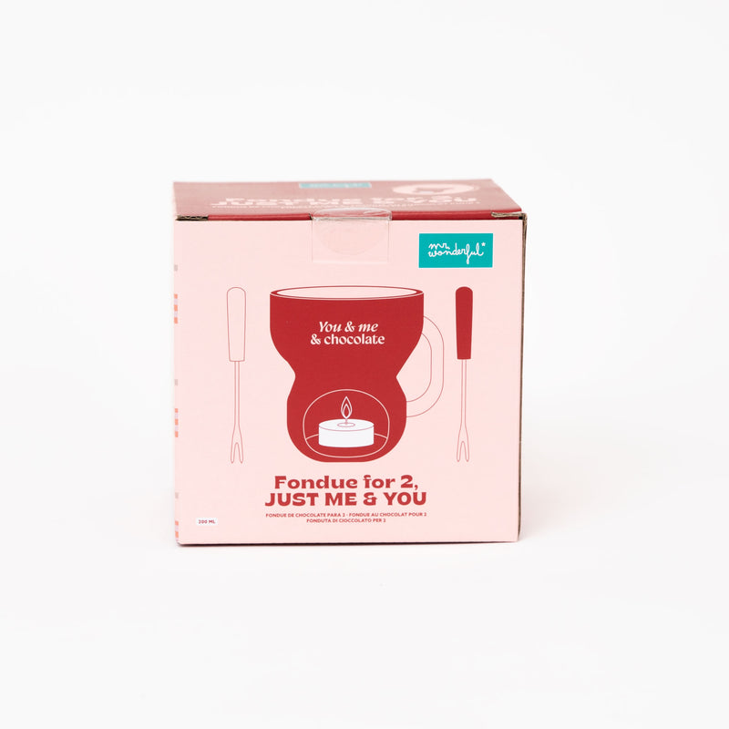Conjunto Fondue De Chocolate P/ 2 - You & Me