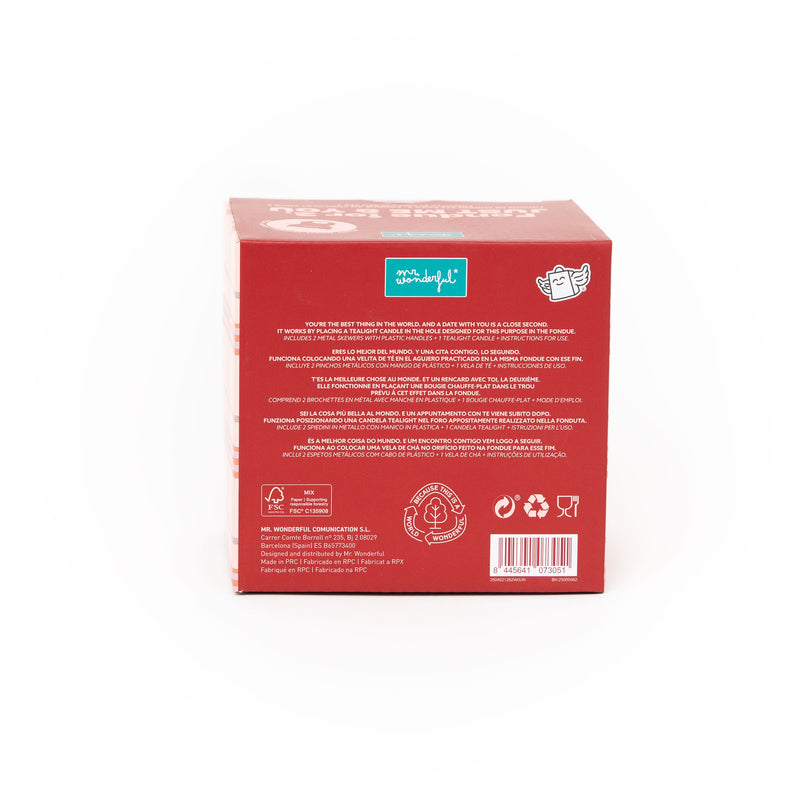 Conjunto Fondue De Chocolate P/ 2 - You & Me