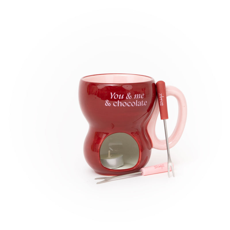 Conjunto Fondue De Chocolate P/ 2 - You & Me