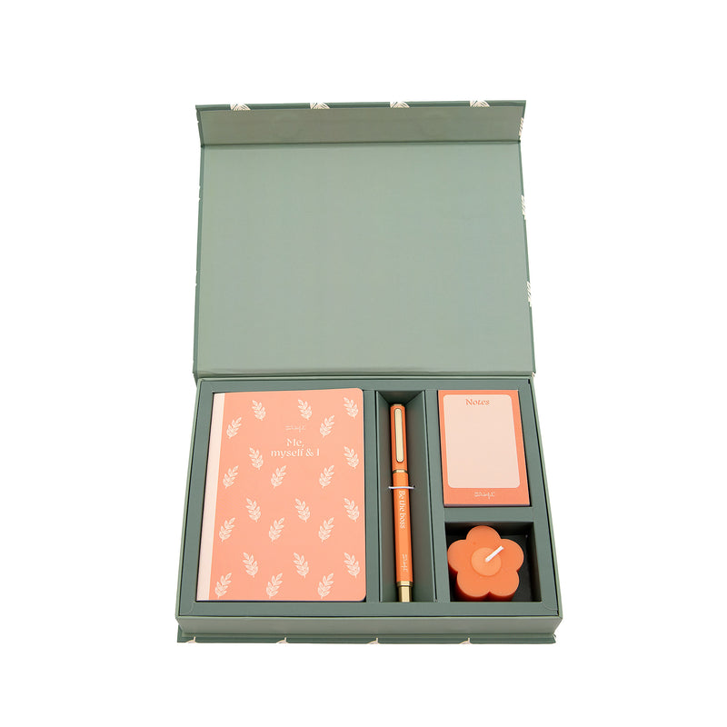 Conjunto Caderno, Caneta, Bloco, Vela - Myself