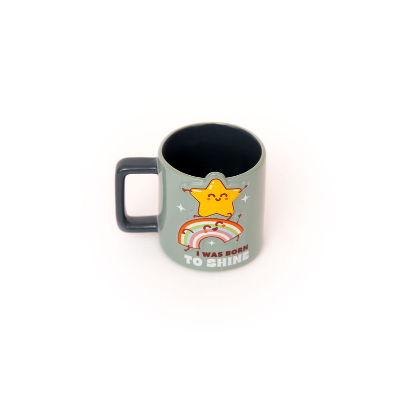 Caneca 3D Estrela - I Was Born To Shine