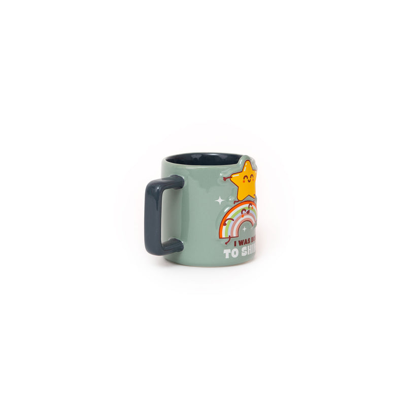 Caneca 3D Estrela - I Was Born To Shine